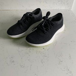 NWT Allbirds Women’s Wool Dasher Mizzles Natural Black Sneakers Size 6